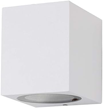 Lussiol E350047 Applique Murale Intérieur/Exterior Snoozy S Métal Blanc Haute 8 cm Lumineuse