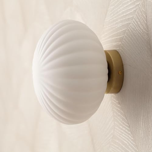 LEDKIA LIGHTING Applique murale de verre Celina blanche G9 pour chambre fonctionnelle et moderne