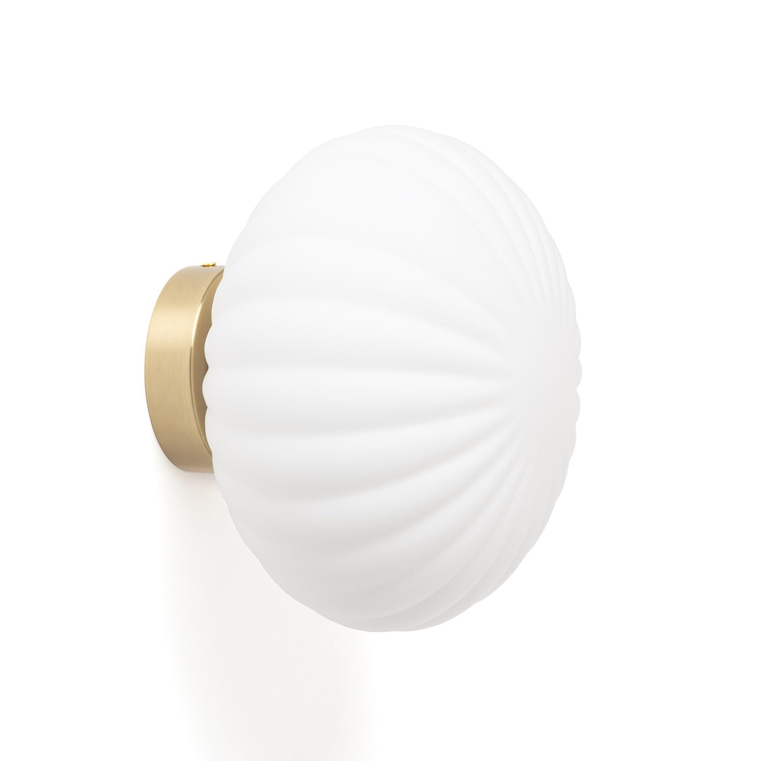 LEDKIA LIGHTING Applique murale de verre Celina blanche G9 pour chambre fonctionnelle et moderne