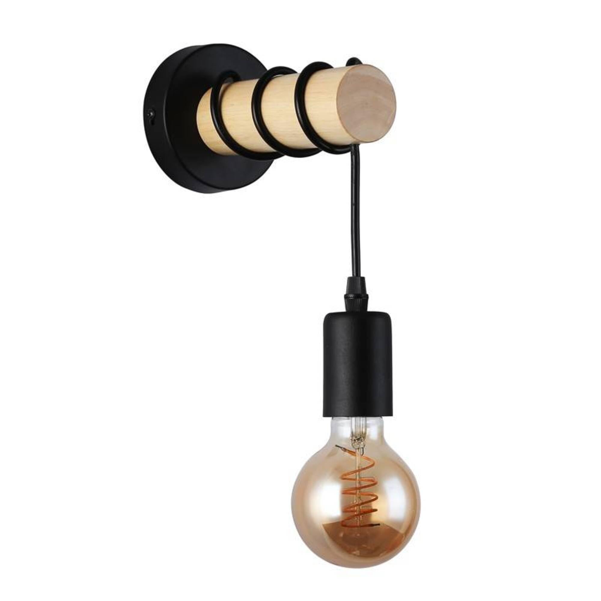 B·LED BARCELONA LED rond en bois naturel pendentif vénitien nordique couloir chambre salon